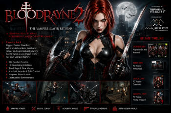 BloodRayne 2: Majesco's 2004 Vampire Action Sequel | Archive