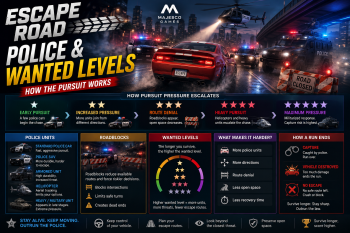 Escape Road Police & Wanted Levels: How Pursuit Works