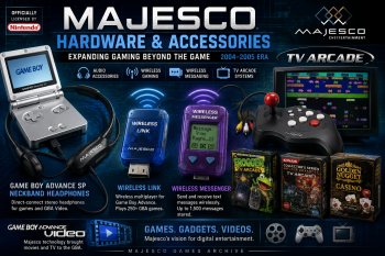 Majesco Hardware & Accessories – GBA Wireless & TV Arcade